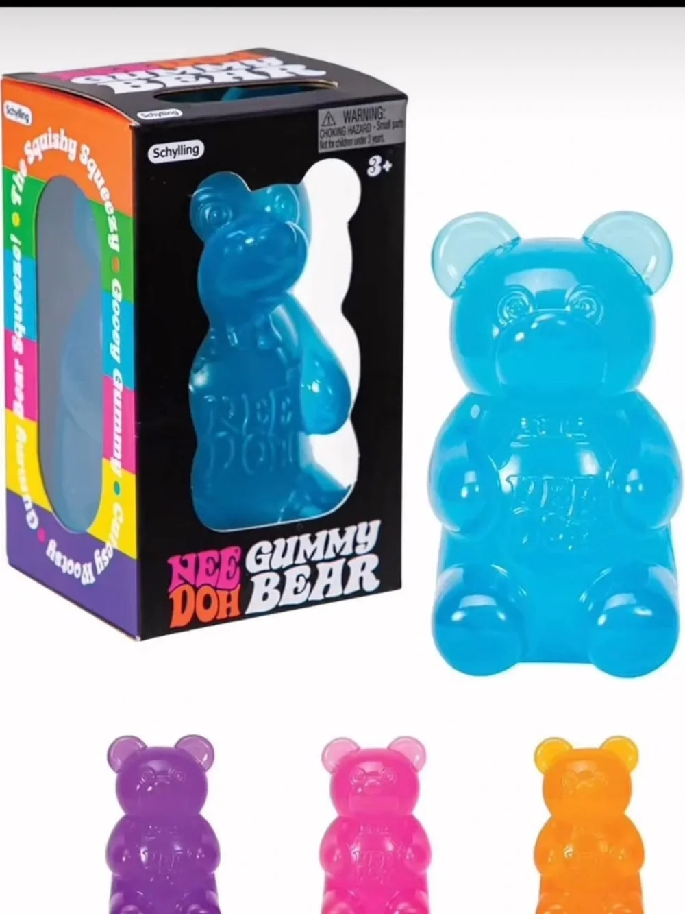 Pink  Gummy Bear needoh  Squishy